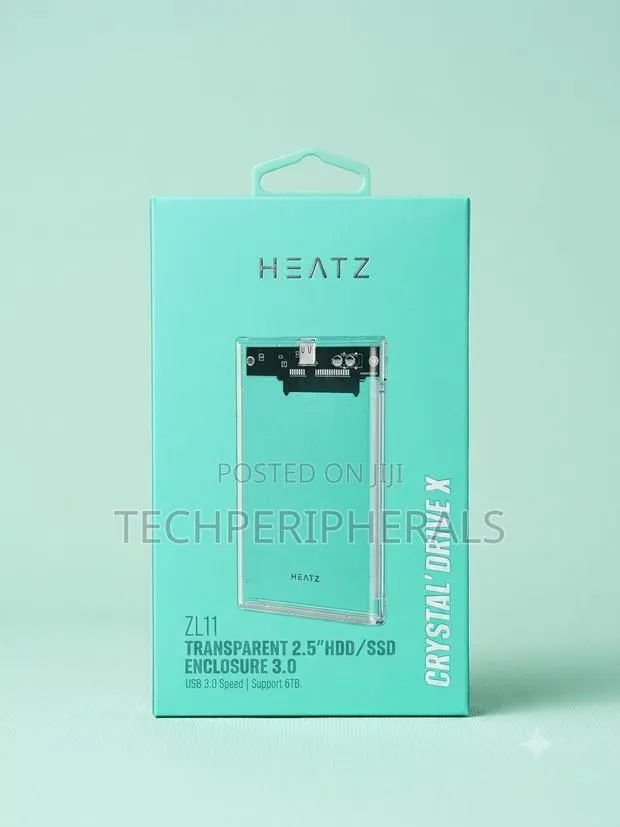 Heatz Crystal Drive X Zl11 Transparent HDD/SSD Enclosure · Photo 1