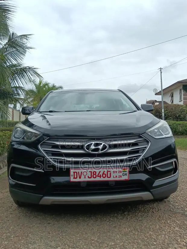 Hyundai Santa Fe 2017 Black · Photo 1