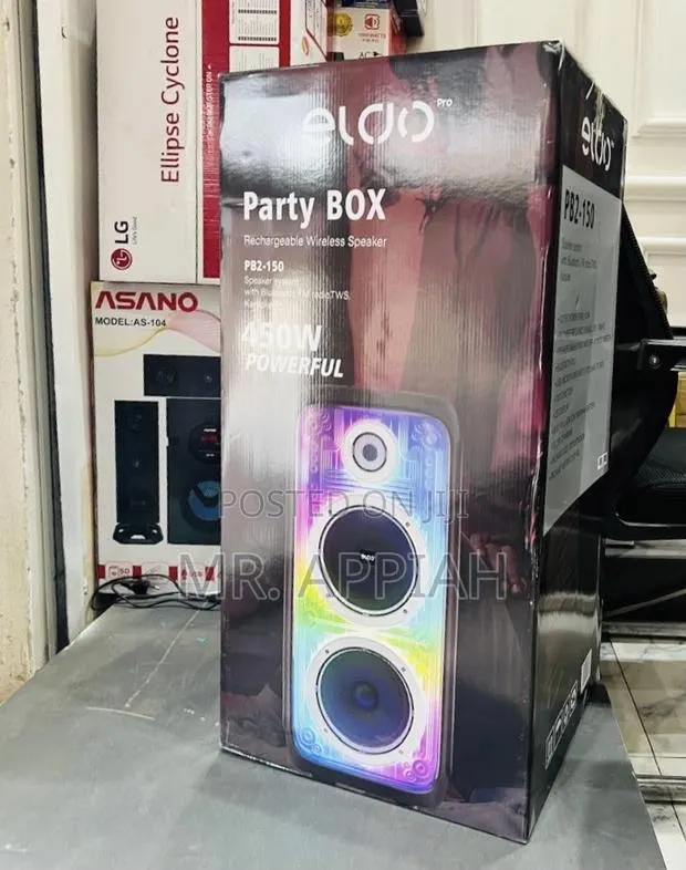 Shop Durable Eldo Pb2-150 Double 8" Party Box Rechargeable Speaker · Photo 1