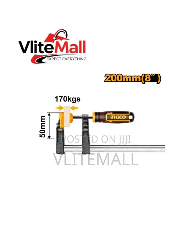 F-Clamp With Rubber Handle Hfc020502 Ing-Ht · Photo 1