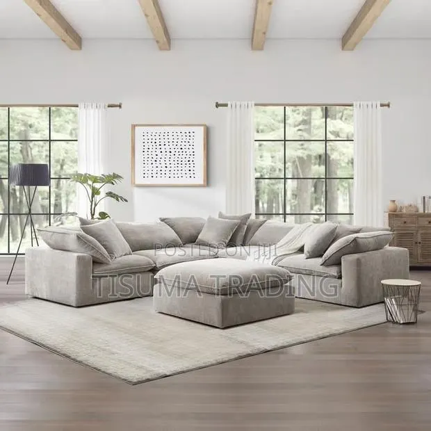 Sereen 6-Piece Fabric Modular Sectional · Photo 1