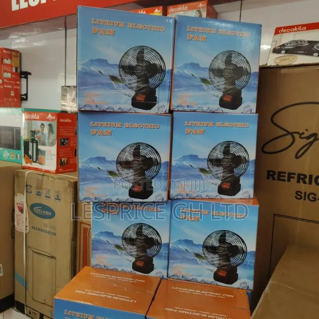 Stylishly Designed Lithium Battery Powered Mini Rechargeable Fan · Photo 1