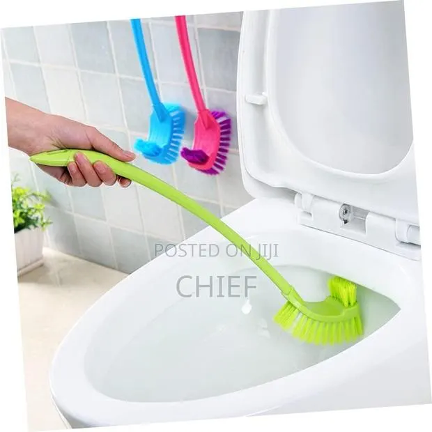 Double Sided Plastic Bathroom Wc Cleaning Brush · Photo 1
