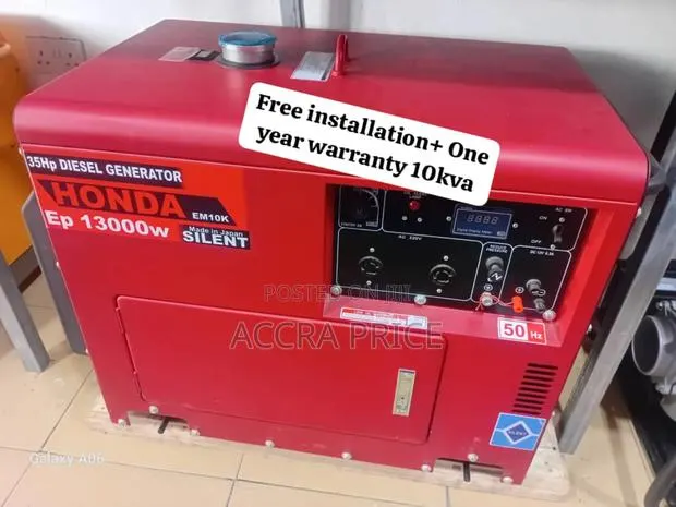 10kva Safe and Sound Operational Generator Honda 10kva · Photo 1