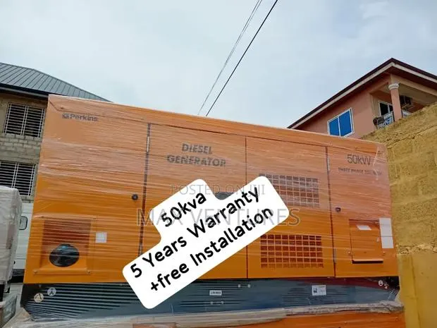 50kva Diesel Perkins Silent Engine Proficiency Yellow Design · Photo 1