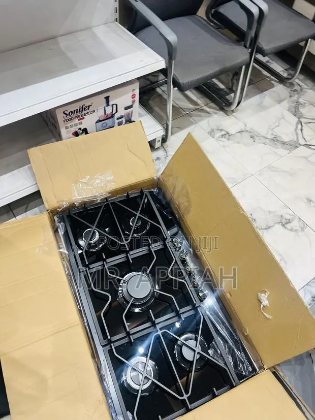 Order Kenwood 5 Gas Tempered Glass Hob(Black) · Photo 1