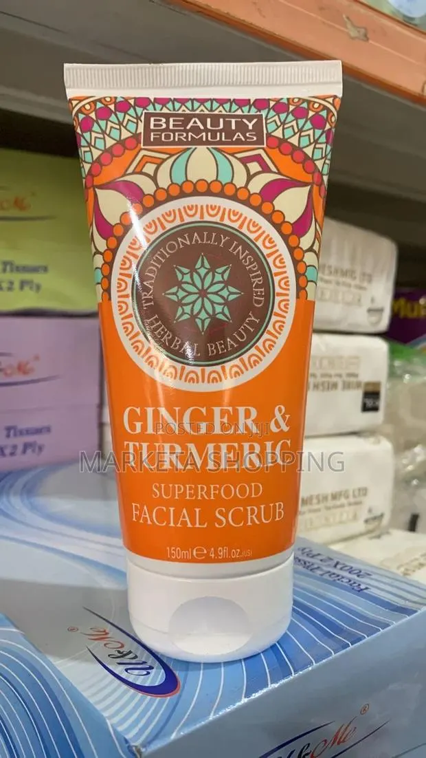 Beauty Formulas Ginger and Turmeric Facial Scrub 150ml · Photo 1