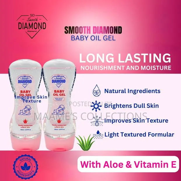 Smooth Diamond Baby Oil Gel With Aloe and Vitamin E · Photo 1