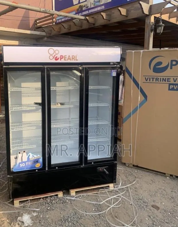 Order Durable Pearl 3 Door Electric Beverage Cooler · Photo 1