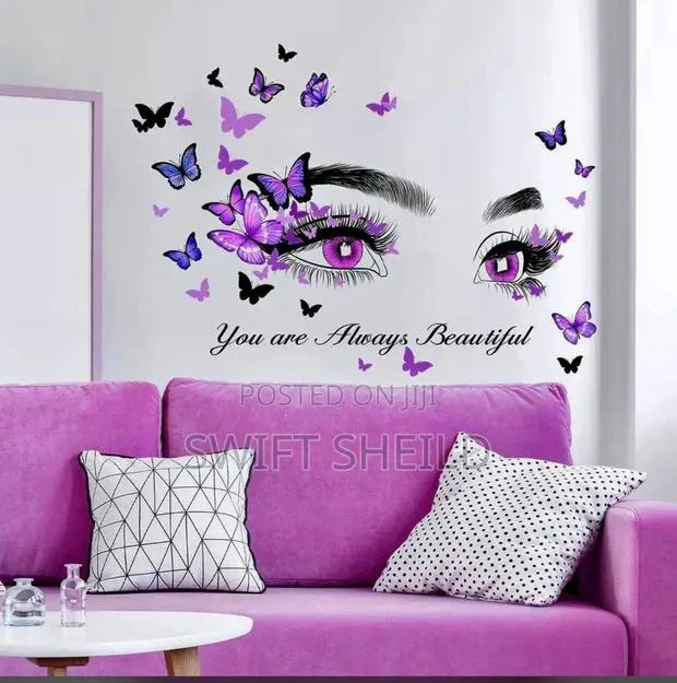 Wall Sticker Purple Eye · Photo 1