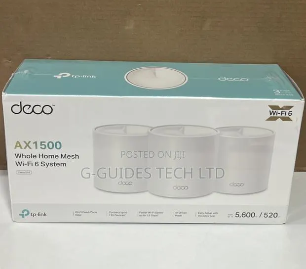 Tp-Link Deco X10 Ax1500 Whole Home Mesh Wi-Fi 6 System 3-Pack · Photo 1