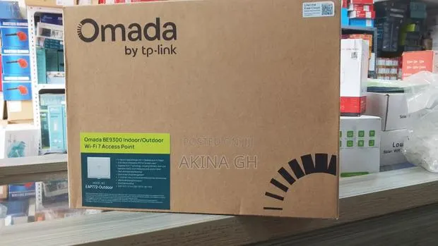 Omada Tp-Link Be9300 Indoor/Outdoor Wifi Access Point (Eap772-Outdoor) · Photo 1