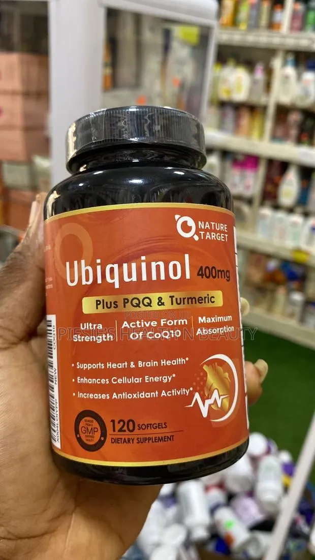 Nature Target Ubiquinol 400 Mg With Pqq And Turmeric, 120 Softgels · Photo 1