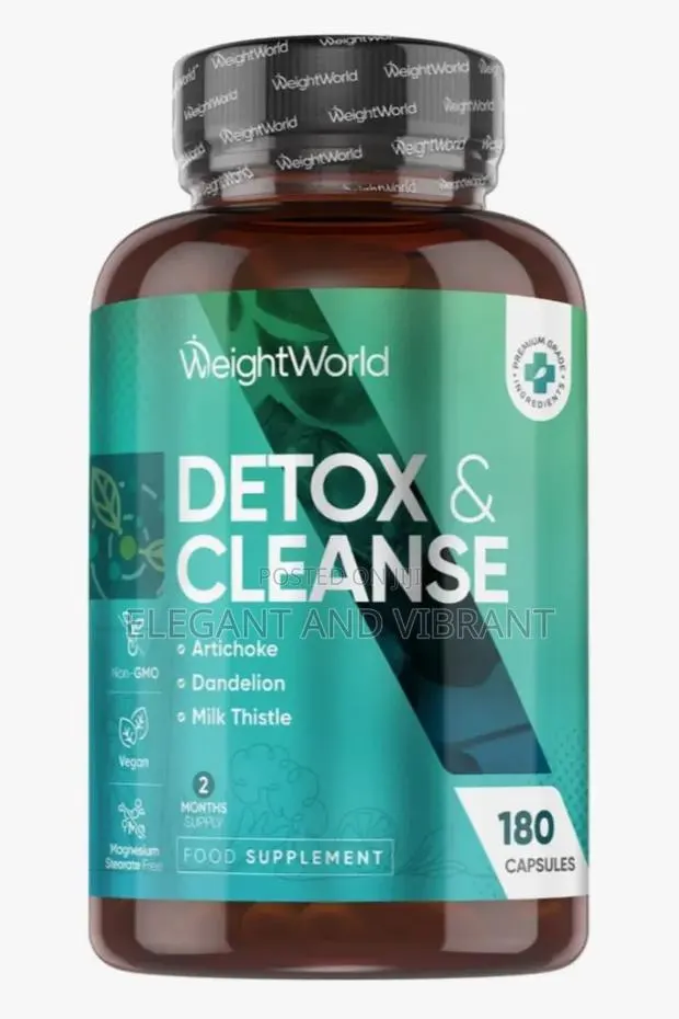 Detox & Cleanse Capsules 180 Capsules | 9-in-1 Blend