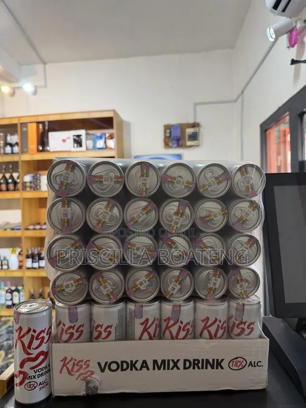 Kiss Vodka 250ml Pack of 24 · Photo 1