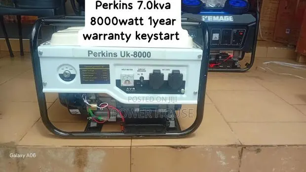 Industrial-Grade Perkins 7.0kva 8000w Generator – Engineered to Last · Photo 1