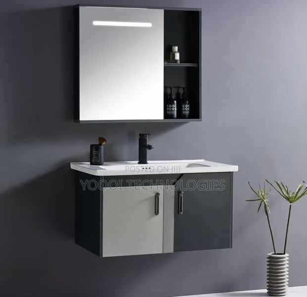 80cm Cabinet Basin With Touch Mirror · Photo 1