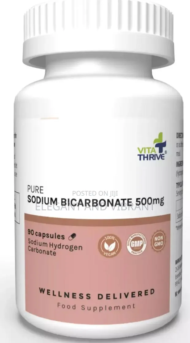 Sodium Bicarbonate 500mg – 90 Capsules · Photo 1