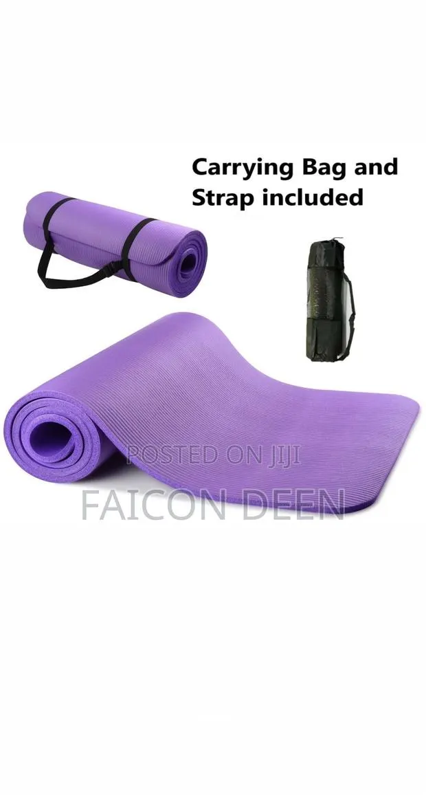 Non Slip Thick Yoga Mats for Safe Training Comes With a Free Bag · Photo 1