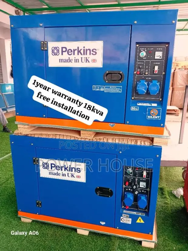 Energetic Loop Tap 18kva Generator 18kva Perkins Diesel · Photo 1