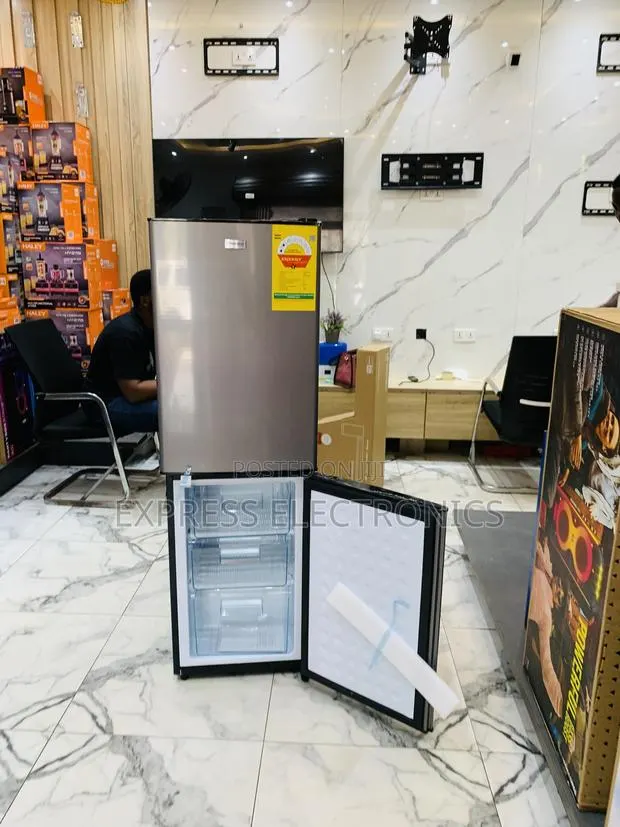 Very Authentic New Grey Nasco Double Door Refrigerator Nasd2-20fl · Photo 1