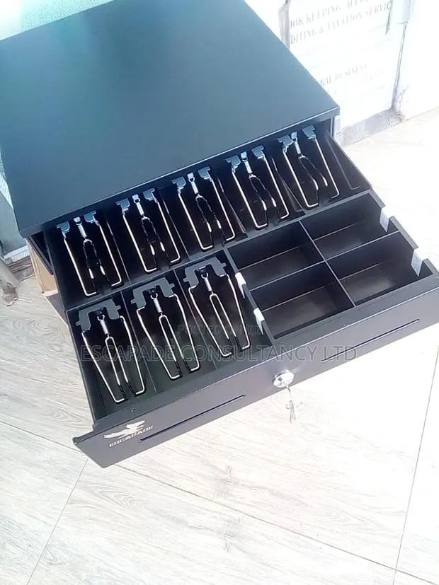 Cash Drawer Automatic Electronic 8 Bills + 4 Coins 2026 B · Photo 1