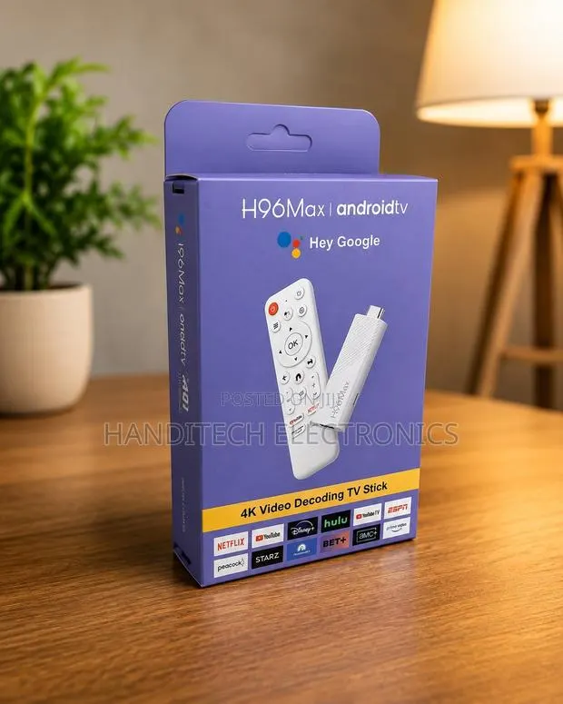 H96 Max Android TV Stick – 4K, Google Assistant, WiFi · Photo 1