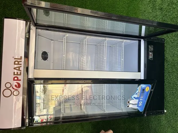Elegant Design Stylish Display Fridge Pearl Double Door · Photo 1