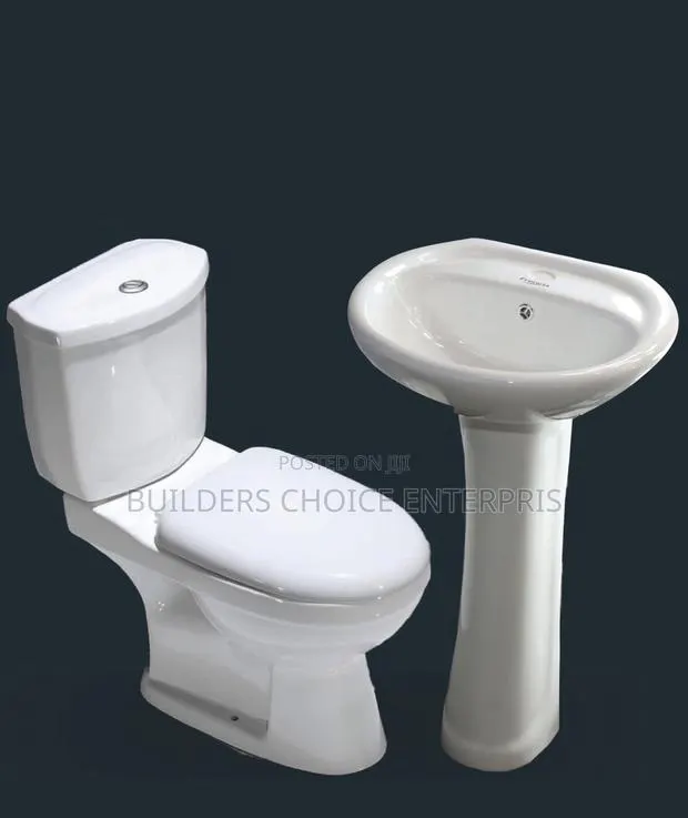 Water Closet With Wash Basin and Pedestal · Photo 1