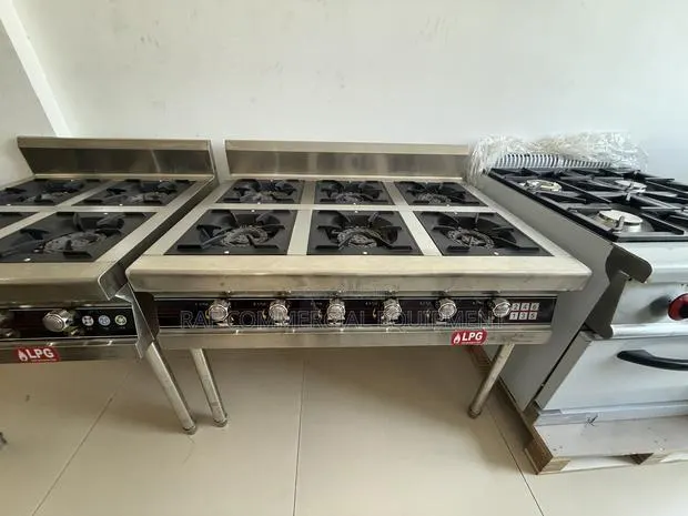 Commercial 6 Burner Gas Stove · Photo 1