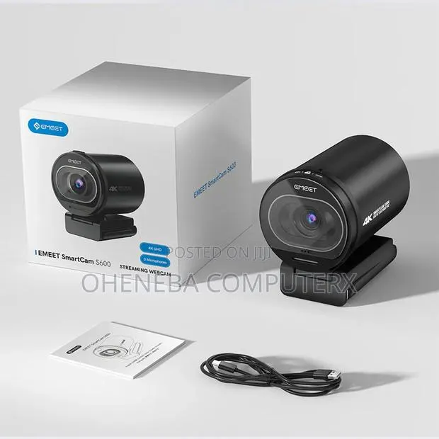 Webcam Emeet S600-Sony Sensor, Auto Focus and Noise Reduction Mic · Photo 1