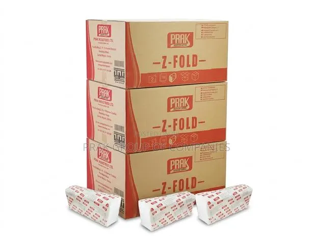 PRAK Professional Z-Fold Paper Towel - Packs/150 Sheets16 · Photo 1