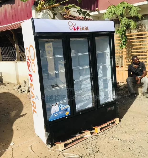 Elegant Pearl PVC-150(950ltr)3 Door Electric Display Fridge. · Photo 1