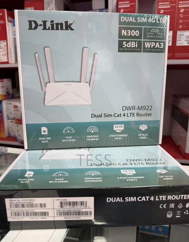 D-Link Universal 4G LTE Dual Sim Router DWR-M922 · Photo 1