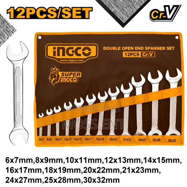 Double Open End Spanner Set 12pcs - Hkspa2142 · Photo 1