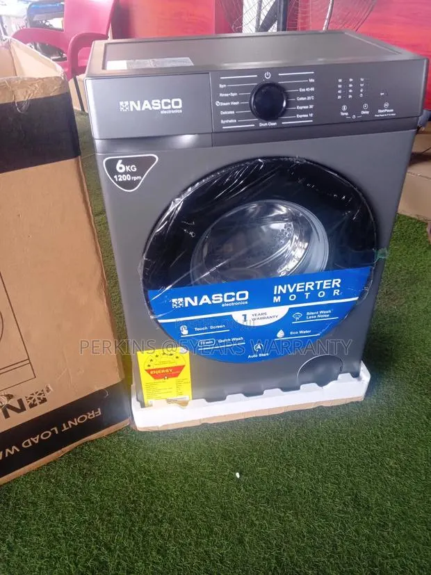 Nasco 6kg Front Load Washing Machine – Powerful Energy Saving · Photo 1