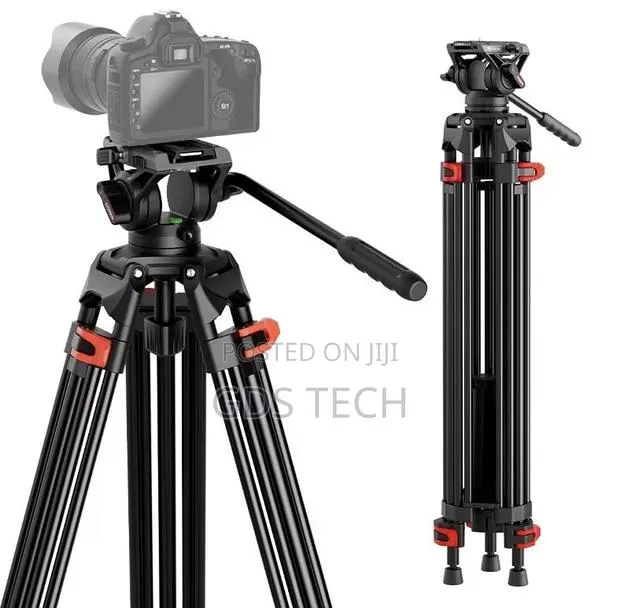 COMAN DF16LS Heavy Duty Video Tripod With Fluid Head · Photo 1