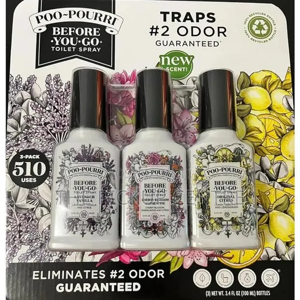 Poo-Pourri Toilet Spray, Variety Pack 175gh Each · Photo 1