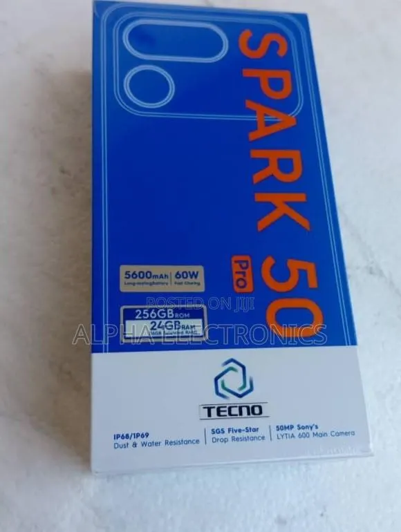New Tecno Spark 50 Pro 256 GB Blue · Photo 1