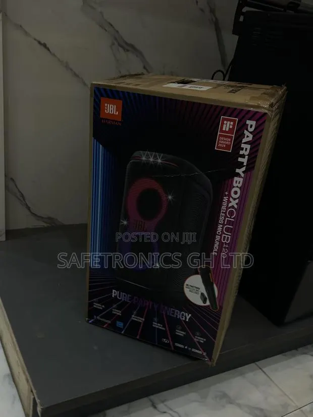 Order Black Powerful JBL Bass Boost Party Box Club 120 Speaker · Photo 1