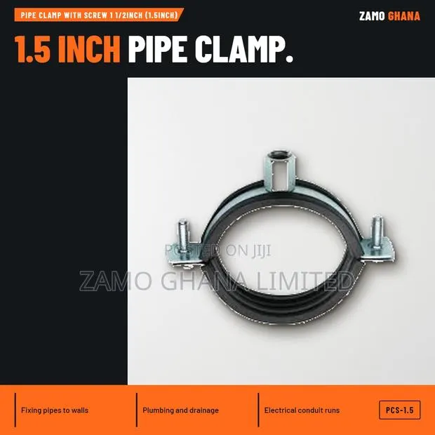 Pipe Clamp With Screw 1 1/2Inch (1.5Inch) - PCS-1.5 · Photo 1