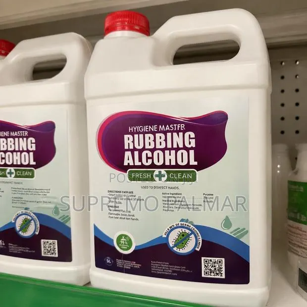 Hygiene Master 75% Isopropyl Rubbing Alcohol 5 Liters – Hand Surface · Photo 1