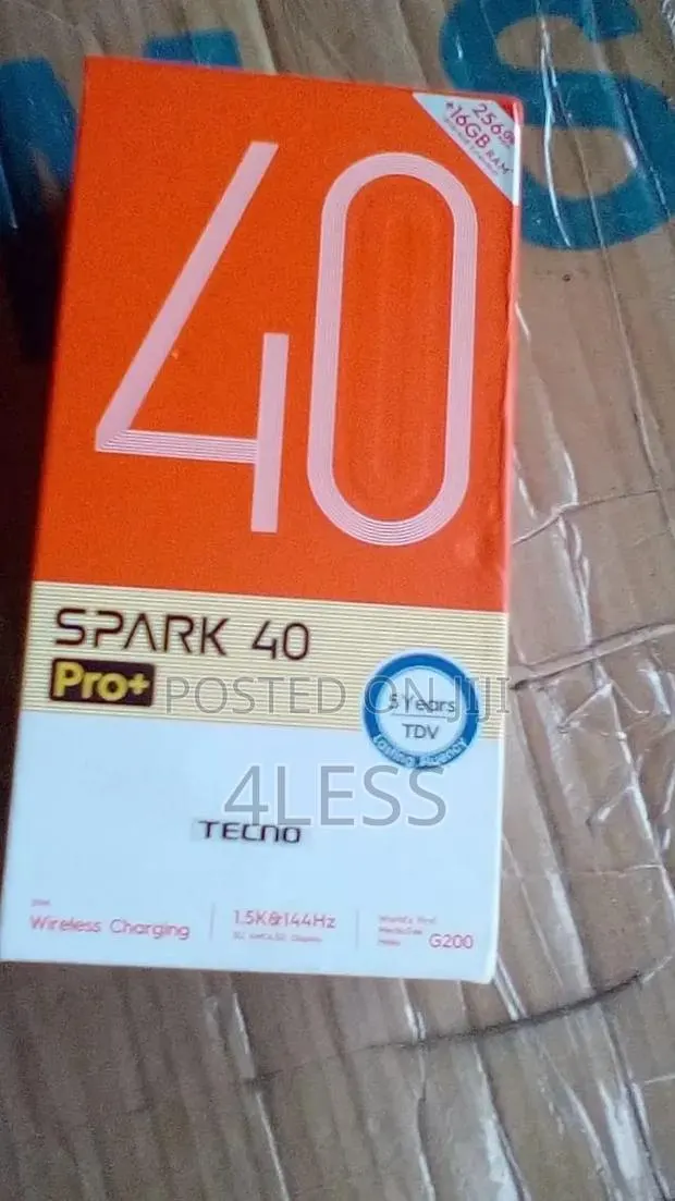 New Tecno Spark 40 Pro+ 256 GB Blue · Photo 1