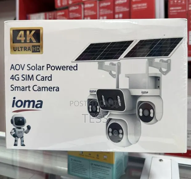 Solar 4g Camera Aov 4lens 8mp Loma+ 2 Way Audio Ai Motion Detector · Photo 1