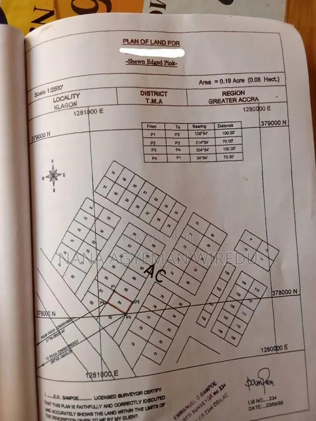 Land Land for Sale at Klagoon – Greater Accra Region · Photo 1