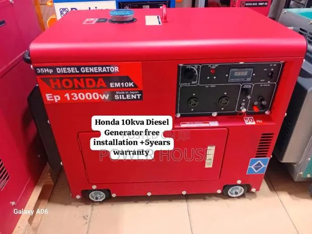 Turbo Tonic Honda Diesel Generator 10kva Silent · Photo 1