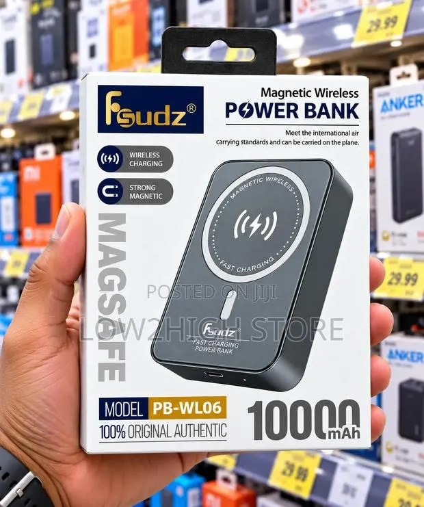 Fsudz PB-WL06 10,000mAh Magnetic Wireless Power Bank · Photo 1