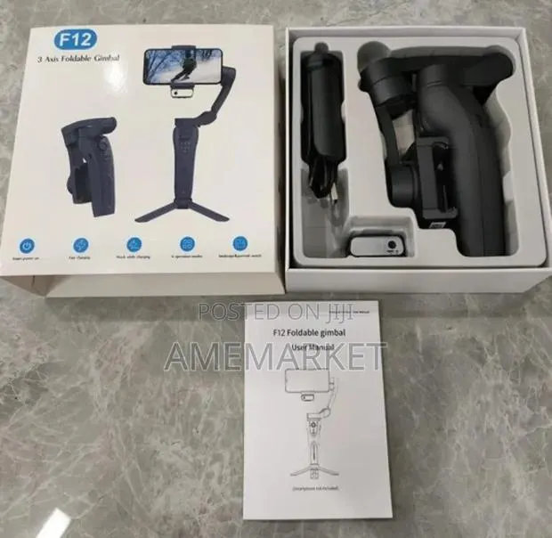 F12 3-Axis Smartphone Gimbal Stabilizer With AI Face Tracking