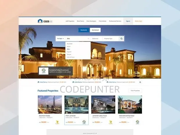 Real Estate Listing Website With Property Search · Photo 1