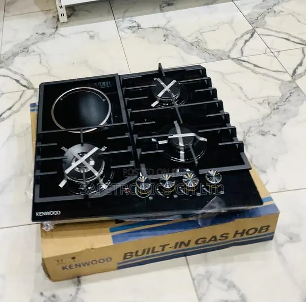 Purchase Sleek Black Inbuilt 1 Electric 3 Gas Hob · Photo 1